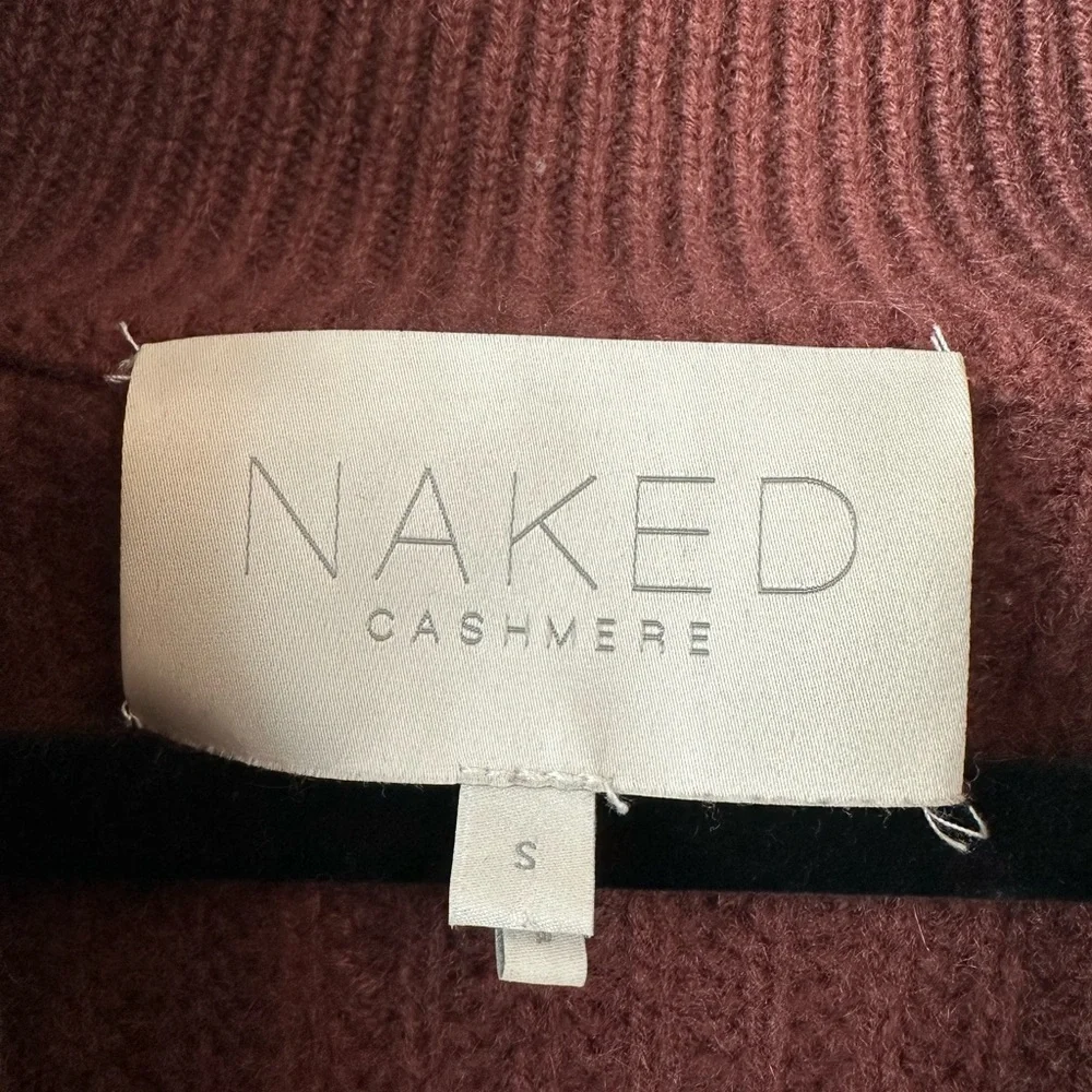 NakedCashmere Marcy Shawl Cashmere Sweater Currant (Size S)